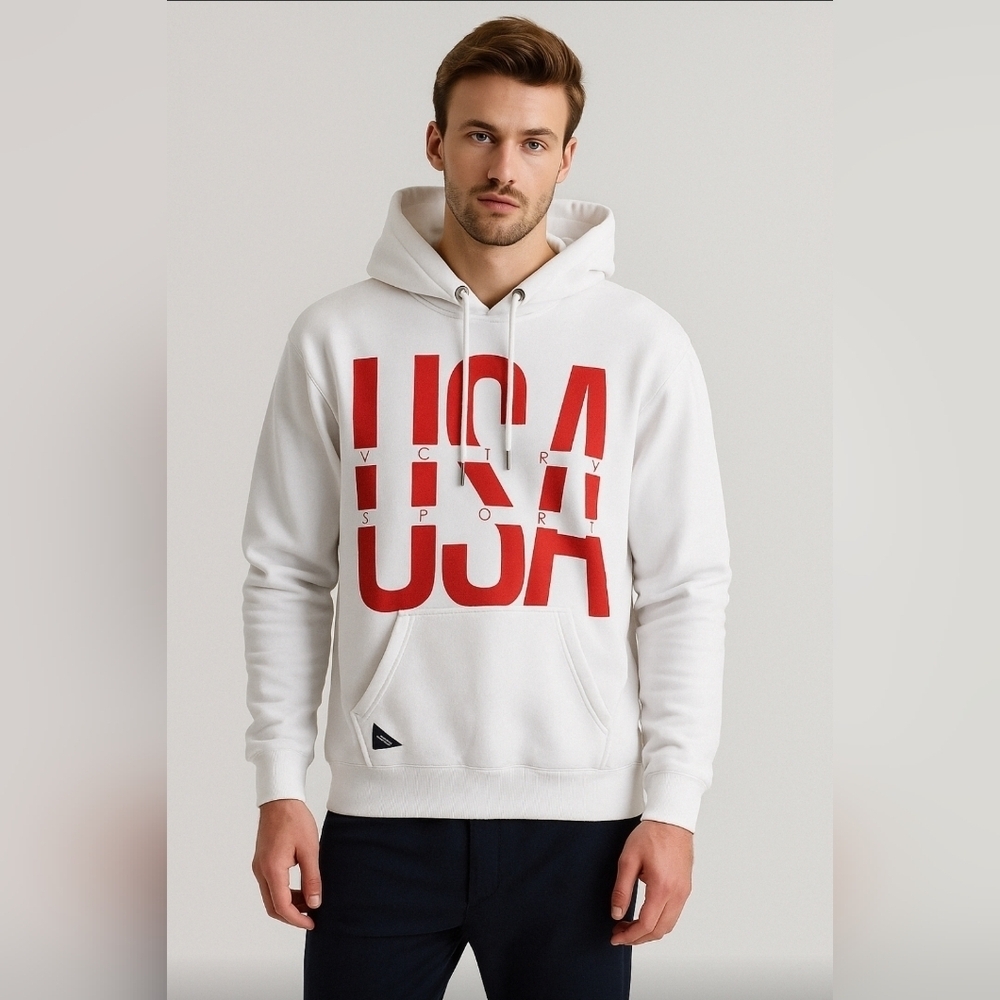 10 Deep VCTRY SPORT USA Fleece Men’s Hoodie Size L